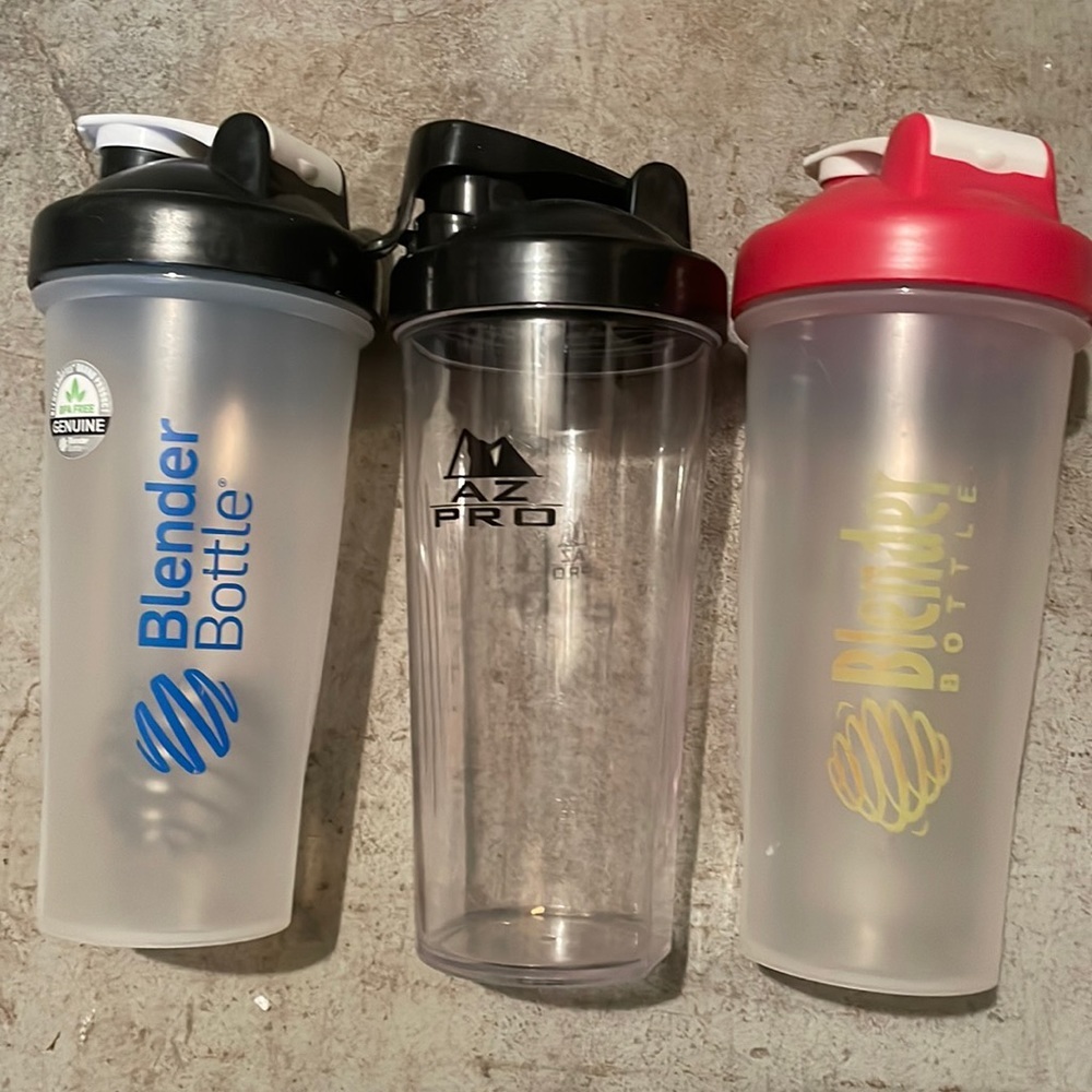 blender bottle set of three